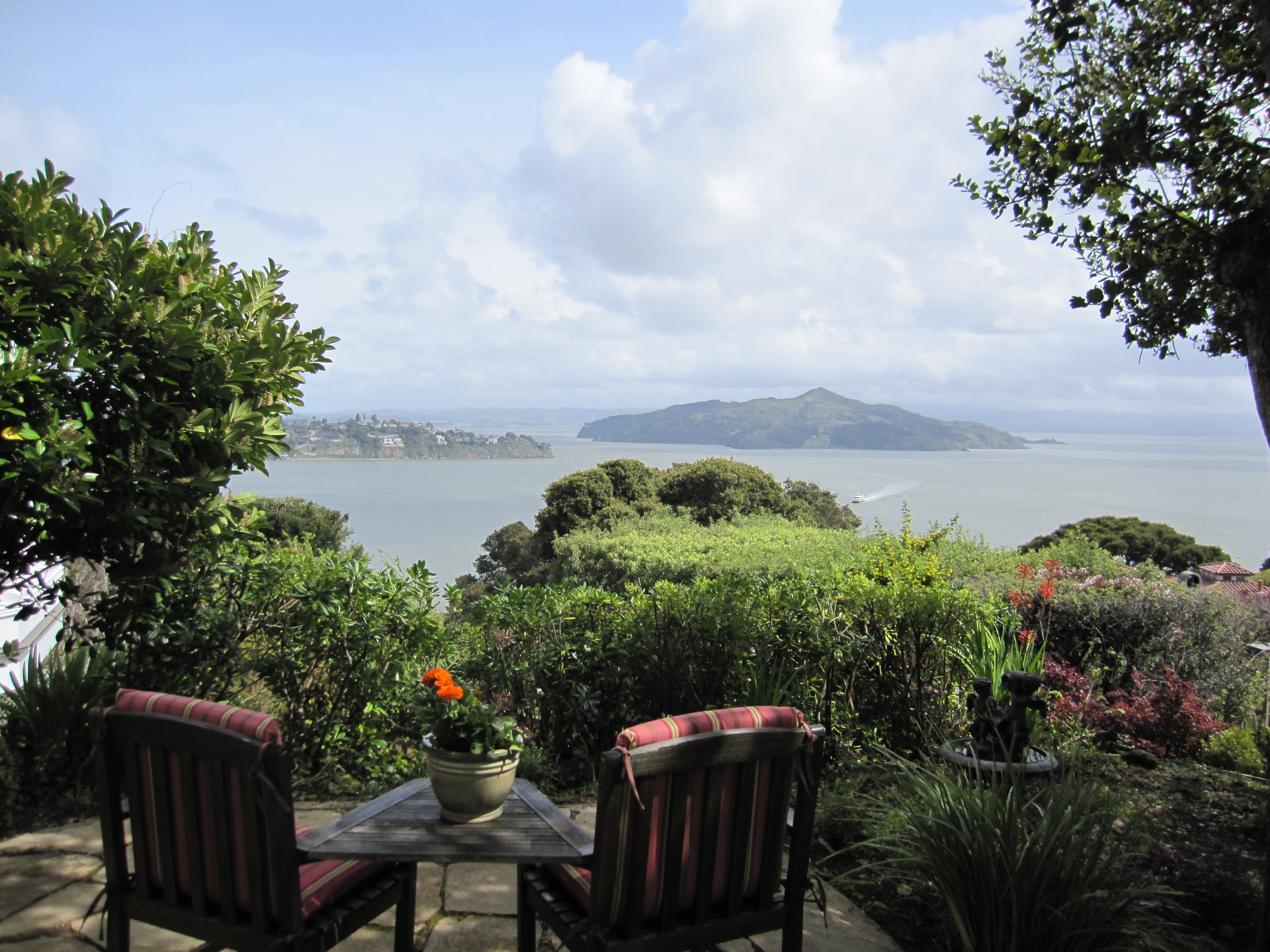 A view of San Francisco Bay and Angel Island from Sausalito by Kelley Eling, Marin County Realtor