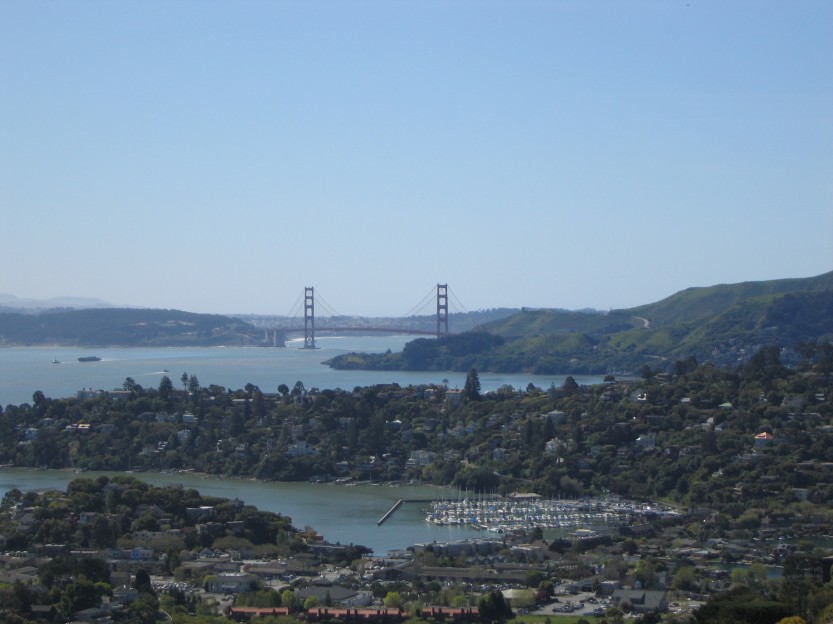 Golden Gate Bridge as seen from Tiburon by Kelley Eling, Marin County Realtor