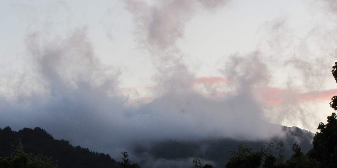 Fog Obscuring The Top of Mount Tamalpais by Kelley Eling, Marin County Realtor