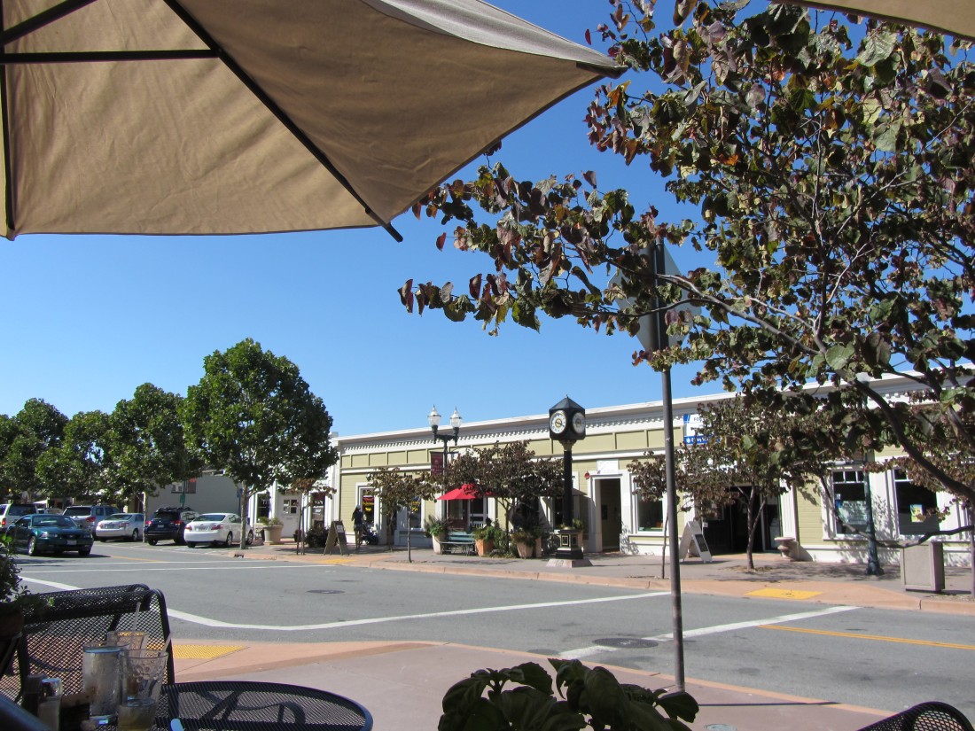 Grant Avenue in Novato as seen from Grazie by Kelley Eling, Marin County Realtor