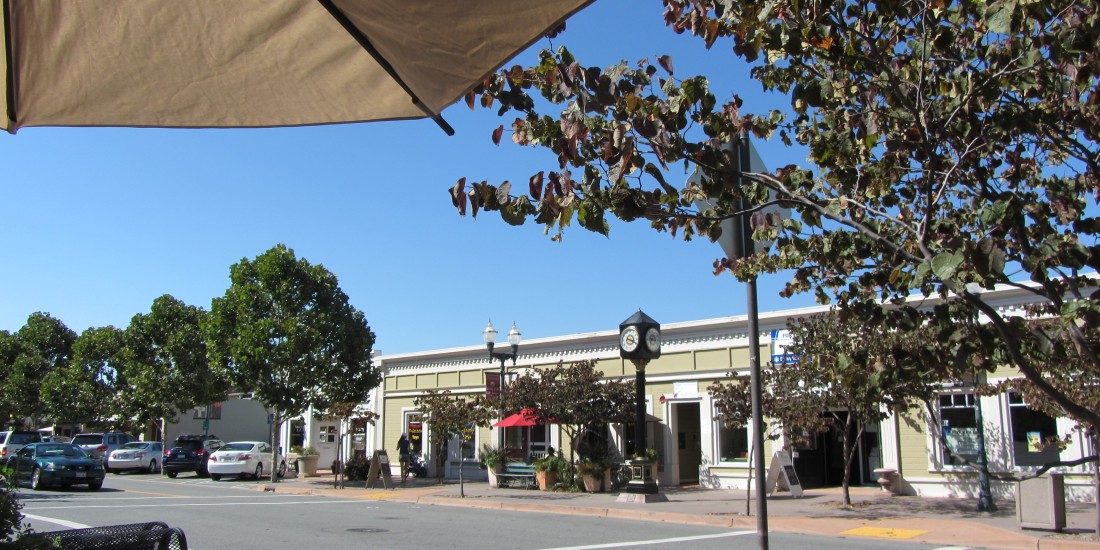 Grant Avenue in Novato as seen from Grazie by Kelley Eling, Marin County Realtor