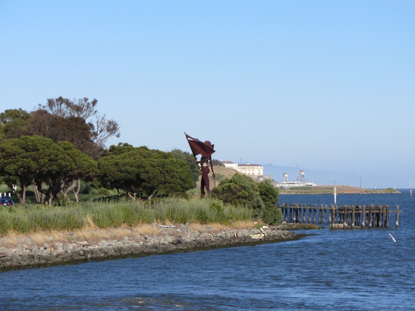 Statue Near Larkspur Landing Ferry Terminal by Kelley Eling, Marin County Realtor